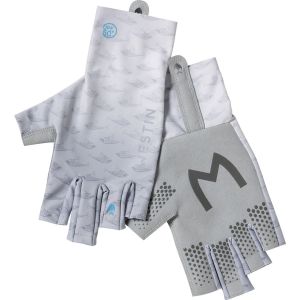 Westin Solar UPF kortfingerhandskar grey large