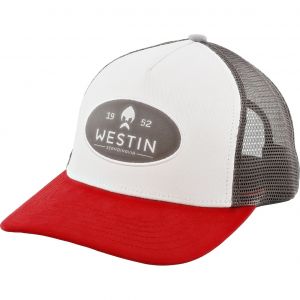 Westin W6 Classic keps silver grey/red one-size