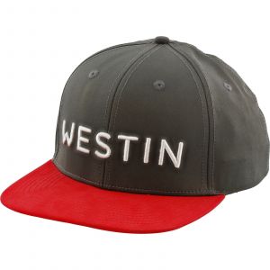 Westin W6 Viking Helmet keps grey/red one-size