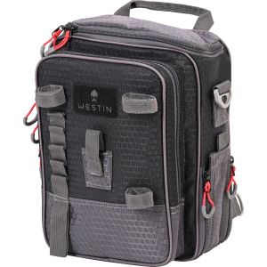 Westin W4 Street Bag Pro fiskeväska inkl. 3 betesaskar [30 x 24 x 14 cm] titan/svart