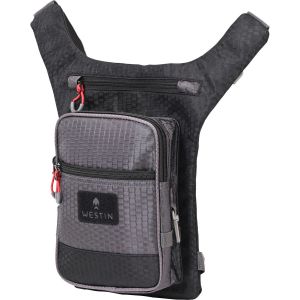 Westin W4 Leg Bag fiskeväska inkl. 1 betesaskar [30 x 21 x 7 cm] titan/svart