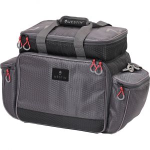 Westin W4 Master Lure Bag fiskeväska inkl. 5 betesaskar [55 x 25 x 37 cm] titan/svart