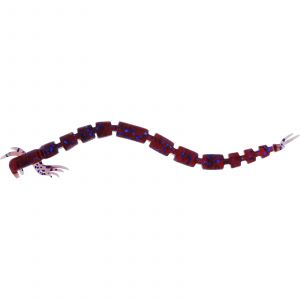 Westin Bloodteez Worm 7.5 cm [1 g] indigo uv red 6-pack