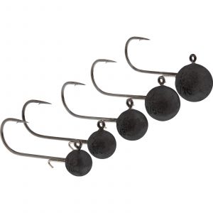 Westin Micro tungsten jiggskalle med #4 krok [2.5 g] svart 3-pack