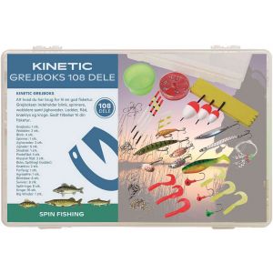 Kinetic Fishing Kit betes-/tillbehörsset mix 108-pack