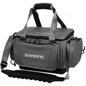 Shimano Predator fiskeväska medium [41 x 23 x 27 cm] inkl. 2 betesaskar grå/svart