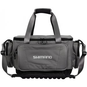 Shimano Predator fiskeväska large [49 x 31 x 26 cm] inkl. 2 betesaskar grå/svart