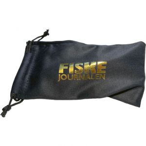 FJ Gear Mjukt glasögonfodral med Fiskejournalen logga svart/guld