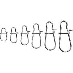 Berkley Fusion19 Finesse Snap beteslås stl. #3 [22 kg] silver 25-pack