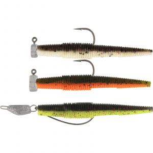Westin Ned Worm Slim R 'N R 5.5 cm [1, 2.5 & 3.5 g] dark water mix 22 3-pack