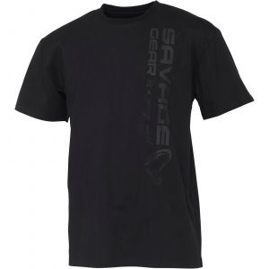 Savage Gear Vertical Logo t-shirt svart x-large