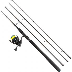 Daiwa Strikeforce haspelset 4-delat 9' 10-40 g inkl. 0.17 mm flätlina