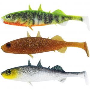 Westin Stanley The Stickleback Shadtail 7.5 cm [4 g] dark water mix 10 3-pack