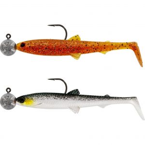 Westin BullTeez Shadtail R 'N R 12.5 cm [10 g] clear water mix 6 2-pack