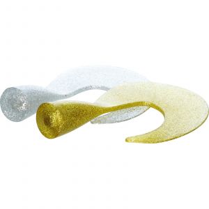 Westin Swim Tail extra-tail "Curl" 9 cm [8 g] S gold/silver 2-pack