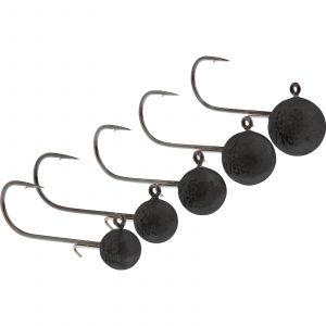 Westin Micro tungsten jiggskalle med #2 krok [5 g] svart 3-pack