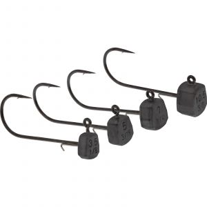 Westin Ned tungsten jiggskalle med #3/0 krok [10.5 g] svart 2-pack
