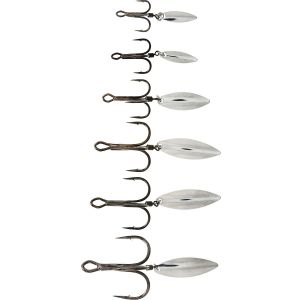Westin Spin trekrok [#2] silver/röd 4-pack