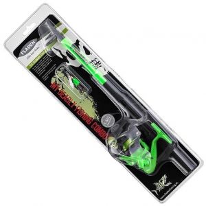 Fladen Vildmark Start teleskop-/haspelset 5'11" 5-20 g [gr&ouml;n] inkl. spinnare & nylonlina