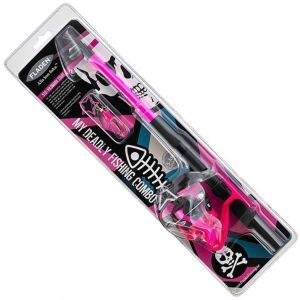 Fladen Vildmark Start teleskop-/haspelset 5'11" 5-20 g [rosa] inkl. spinnare & nylonlina