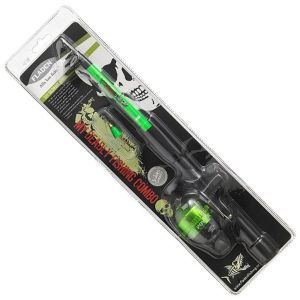 Fladen Vildmark Junior teleskop-/inkapslatset 5'11" 5-20 g [gr&ouml;n] inkl. spinnare & nylonlina