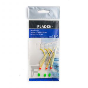 Fladen Sea Rig Big häckla med 5 st krokar1-pack