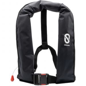 Ocean Safety Neo 165N uppblåsbar flytväst svart