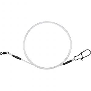 FJ Gear Fluorocarbon Leader with snap/rolling swivel 3-pack