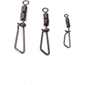 FJ Gear Beteslås med rolling lekande stl. 4 svart 10-pack