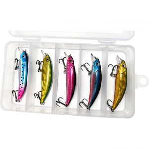 FJ Gear Öring & Abborre wobblerset 6.5 cm [5 g] S naturliga färger 5-pack
