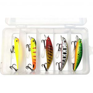 FJ Gear Abborre & Öring wobblerset 6.5cm [5 g] S high-viz & trigger 5-pack