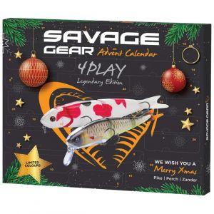 Savage Gear 2026 års adventskalender [4Play] med 24 lådor