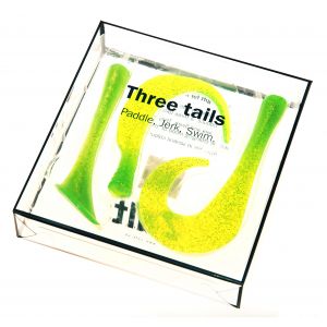 Zalt Tre Tailar till Zam Z Jerktail green silver flake 3-pack