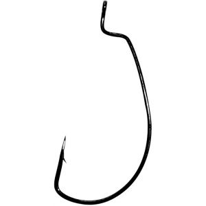 Gamakatsu Worm Offset EWG offsetkork svart 2/0, 6-pack