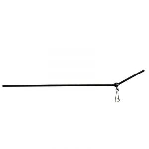 Fladen glidbom med sänkeshake för släpfiske/bottenmete svart 15 cm 3-pack