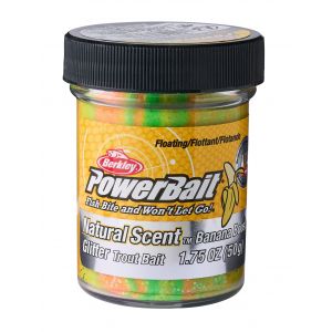 Berkley PowerBait Trout Dough Fruits Banana [50 g] rainbow 1-pack