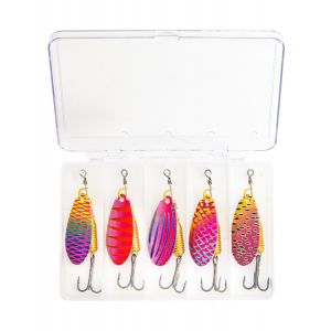 Fladen Rainbow Shineer spinnare 5.5 cm [8 g] flerf&auml;rgad 5-pack