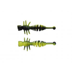 Berkley PowerBait Power Larvae 4 cm [2.2 g] black/sunshine yellow 12-pack