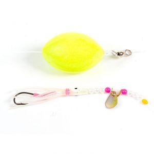 Fladen Flowing 2-hook flatfish rig med bom 0.50/0.60 mm [100 g] luminous 1-pack