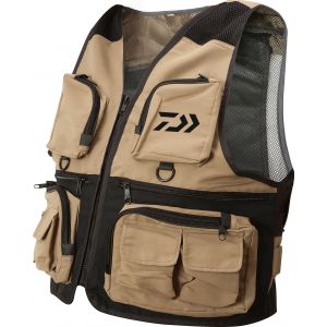 Daiwa DWWC flugfiskeväst khaki/grön