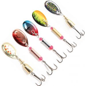 Daiwa M-Spin Caster Kit 4 spinnarkit [10 g & 12 g] 5-pack