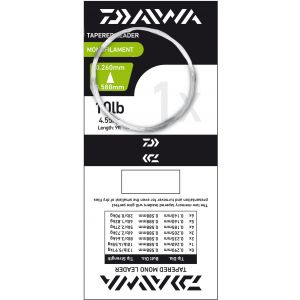 Daiwa Tapered Mono flugfisketafs 9' (270 cm) clear 10 lb