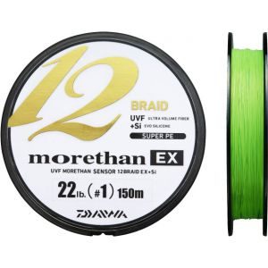 Daiwa Morethan 12 flätlina lime green 135m