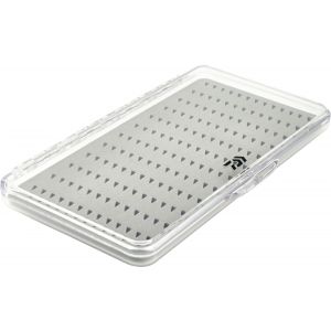 Daiwa Slim View L2 flugask [18.8 x 10.8 x 1.5 cm] grå/klar
