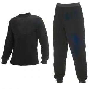 Fladen 826 fleeceunderställ 2-delat svart xx-large