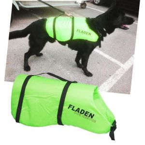 Fladen Hundflytväst limegrön medium (7-10 kg)