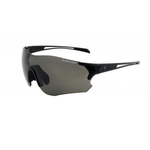 Fladen Fast polariserande solglasögon svart med grå lins
