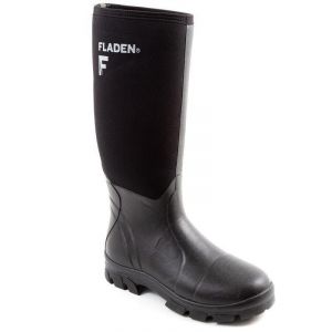 Fladen Authentic Rubber/neopren vinterstövlar svart 44
