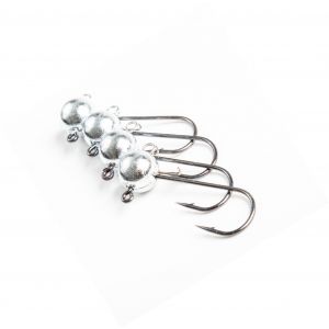 Fladen StingerEye jiggskalle med #6/0 krok [15 g] 4-pack