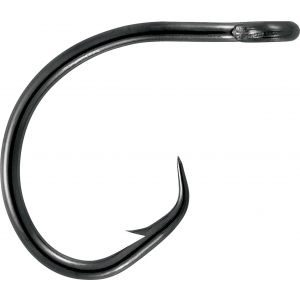 Mustad Demon Heavy cirkelkrok svart nickel 10/0, 3-pack